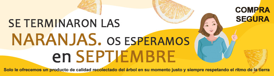 Se terminaron las naranjas. Os esperamos en Septiembre